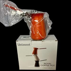 Turkish Coffee Pot Maker Stainless Rubber Handle Milk Warmer Arabic Greek NEW